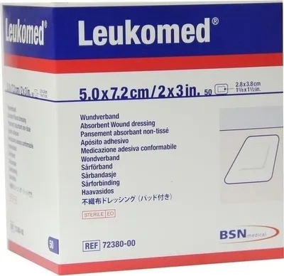 Obrázek produktu pro BSN Leukomed obvaz na rány 5 kusů 7,2 x 5 cm