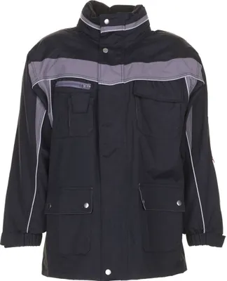 Produktbild von Größe XL Herren Planam Plaline Winter Allwetterjacke schwarz zink Modell 2570