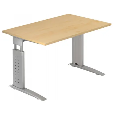 Obrázok produktu pre HAMMERBACHER US12 höhenverstellbarer Schreibtisch ahorn rechteckig