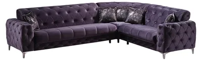 Produktbild von ECKSCHLAFSOFA Acelya Anthrazit - Langer Schenkel Links