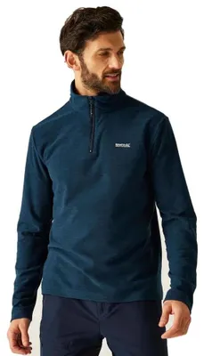 Obrázok produktu pre Regatta Thompson Marl Fleece Half Zip Blue L Man Blue L