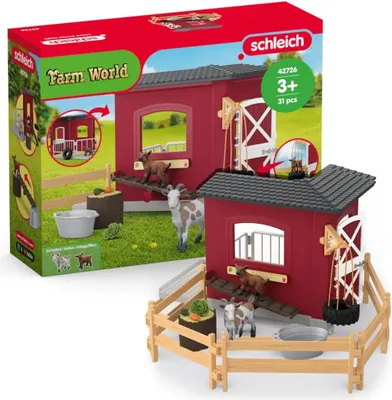 Produktbild von Schleich Farm World Ziegenstall, Spielgebäude
