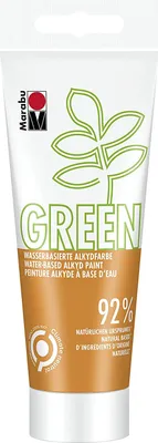 Produktbild von Marabu Green Wasserbasierte Alkydfarbe orange 100 ml Tube