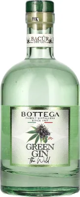Image de Bottega BACÛR The Wild Green Distilled Dry Gin 40% Vol. 0,7l