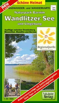 Obrázok produktu pre Prírodný park Barnim, Wandlitzsee a okolie 1 : 35 000. cyklistická a turistická mapa
