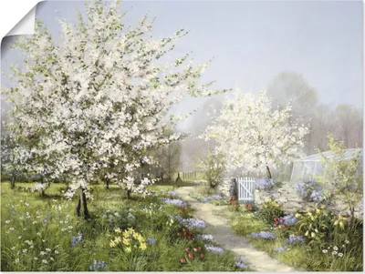 Produktbild von ARTland Poster Frühlingsblüten Größe: 40x30 cm