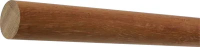Produktbild von TIBU Kambala Handlauf Holz Ø 42 mm Geländer Treppe 0,3m - 5m, Länge 0,3 m und Enden gekappt (sägerau) ohne Halter