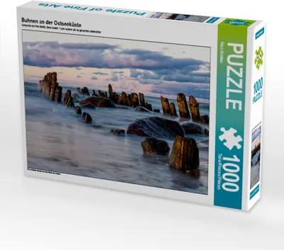 Produktbild von Calvendo Buhnen an der Ostseeküste 1000 Teile Puzzle quer 640x480mm, Ködder Rico; 7297126