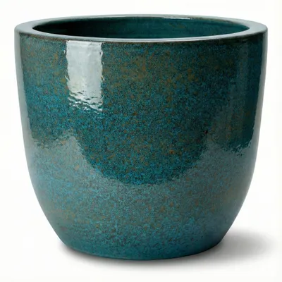 Zdjęcie produktu dla Doniczka ceramiczna Provencelia LANCELOT Stalowy błękit, Ø21 cm x H19 cm, mrozoodporna