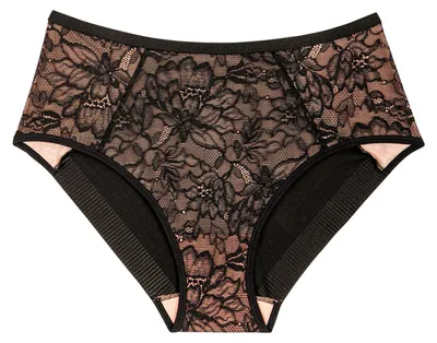 Produktbild von Triumph Damen-Maxi-Spitzenslip „Amourette Charm“, schwarz, Größe 42