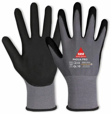 Arbeitshandschuhe Polyester Gr. 8 atmungsaktiv rutschfest