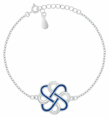Produktbild von Stilvolles Silberarmband Keltischer Knoten BRC211W