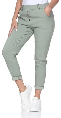 Produktbild von Freizeithose Damen leichte Schlupfhose 36 38 40 42 44 46 48 Stretch Jeans
