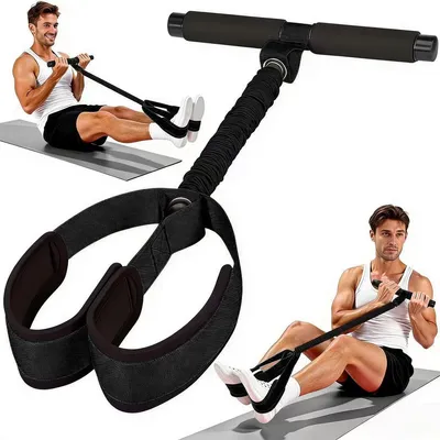 Produktbild von Fußpedal-Widerstandsband , abnehmbares Fitness-Widerstandsband mit Fußpedal und Griffen für Fitness, Pilates, Fitnessstudio und Krafttraining im Büro