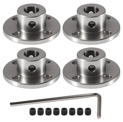 Productafbeelding van Set van 4 stuks 8 mm flenskoppelingen met bevestigingsschroeven