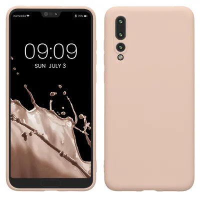Produktbild von kwmobile Handyhülle für Huawei P20 Pro Hülle - TPU Case - Kabelloses Laden - Schutzhülle Cover in Coconut Swirl