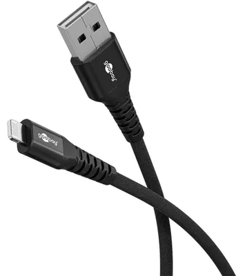 Immagine prodotto di Goobay 74504 cavo lightning 2 m nero