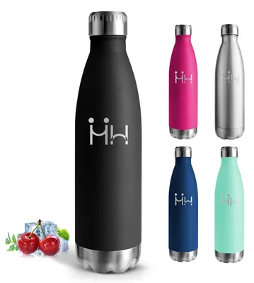 Produktbild von Edelstahl Trinkflasche 0,75L auslaufsicher, doppelwandig, BPA-frei, 24h kalt