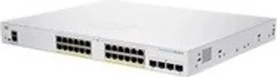 Produktbild von Cisco switch CBS250-24FP-4X, 24xGbE RJ45, 4x10GbE SFP+, PoE+, 370W - REFRESH