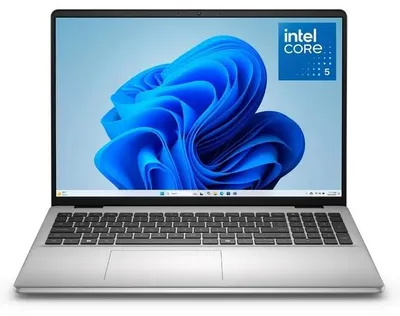 Imagen del producto de Portátil Dell de 16 pulgadas, modelo DC16255-YKMH4, con pantalla táctil, procesador Intel Core i5-120U, SSD de 512 GB, sistema operativo Windows. Frecuencia: 5 GHz
