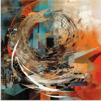 Produktbild von ARTland Wandbild Alu für Innen & Outdoor Abstraktion Größe: 100x100 cm