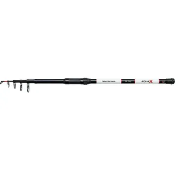 A fishing rod on a white background.