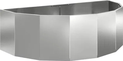 Obrázek produktu pro Truhlík Stříbrná 120 x 60 x 35 cm Pozinkovaná ocel