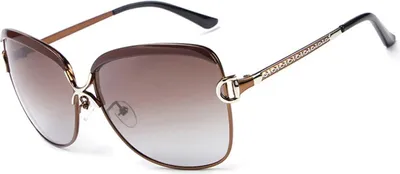 Zdjęcie produktu dla Damskie Okulary Przeciwsłoneczne Hdcrafter E016 Uv400 Polaryzacja Brązowe
