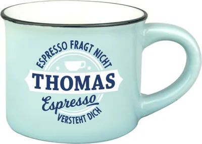 Produktbild von Persönliche Espressotasse Mokkatasse - Thomas