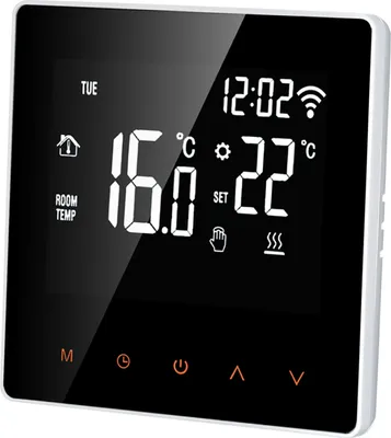 Produktbild von Wi-Fi Smart Thermostat Digitale Temperaturregler APP Control LCD Display Touchscreen Woche Programmierbare Elektrische Fu?bodenheizung Thermostat fš¹r Home School Office Hotel 16A