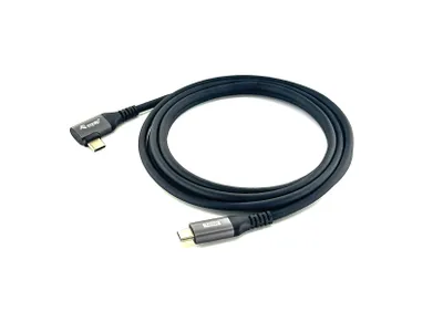 Immagine prodotto di Equipaggiare il cavo USB 2.0 da C a C angolato a 90°, M/M, 3,0 m, 100W con Emark chispet
