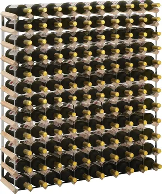 Immagine prodotto di Portabottiglie per 120 bottiglie in legno di pino massiccio