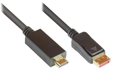 Zdjęcie produktu dla Alcasa DP14-HDMI, 2 m, DisplayPort, HDMI, Męska, Męska, Prosty