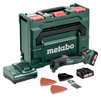 Produktbild von Metabo Akku-Multitool PowerMaxx MT 12 metaBOX 145 - 12V 2x2Ah Li-Power + SC 30 - 613089500