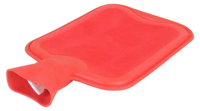 Produktbild von Wärmflasche mit Strickbezug 1,7L Wärmeflasche Bettflasche Wärmekissen Fußwärmer, Motiv:braun