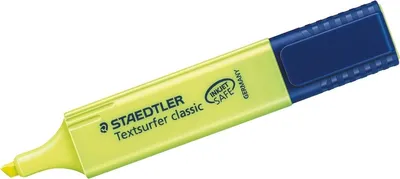 Produktbild von Staedtler 364-1, 1 Stück(e), Gelb, Meißel, Gelb, Polypropylen (PP), 1 mm