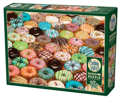 Obrázok produktu pre Cobble Hill Doughnuts, 1000 kusov, jedlo a nápoje