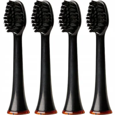 Produktbild von Nistal Ersatz-Zahnbürstenköpfe für SEYSSO Carbon Basic Professional, 4 Stk.