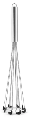 Schneebesen mit Silikonbeschichtung 30 cm, Edelstahl/Silikon
