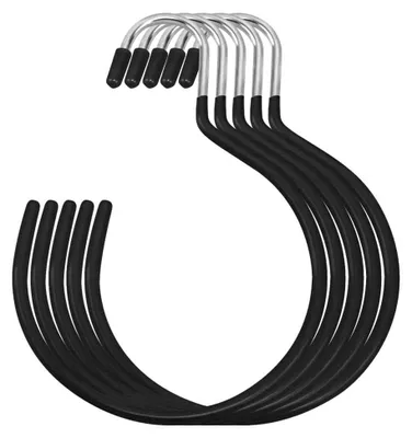 Immagine prodotto di Set di 5 appendiabiti per sciarpe e cravatte, antiscivolo, per l'organizzazione dell'armadio