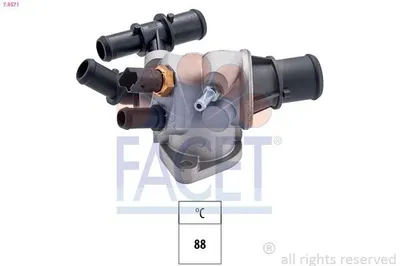Produktbild von FACET Thermostat Kühlmittel 88°C für ALFA ROMEO 147 (937) für FIAT Doblo Kombi (119, 223)