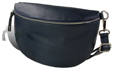 Image de Sac Toscanto bandoulière assortie bleu bleu foncé cuir sac banane D2OTT825BB
