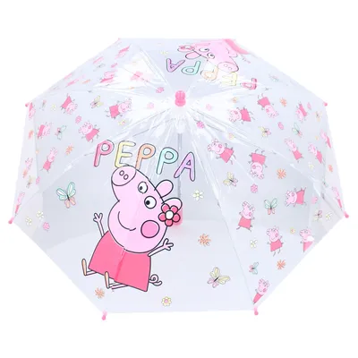 Produktbild von Peppa Pig Schirm Ø 71 cm – Bunter Regenschirm für Kinder mit Peppa Pig Muster