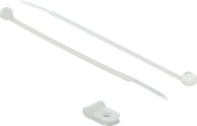 Immagine prodotto di DELOCK Befestigungsschelle 3,2 mm mit KBI 100x2,5mm weiß