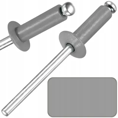 Obrázek produktu pro 100x Slepé nýty 4x10 mm - Signalizační šedá RAL 7004