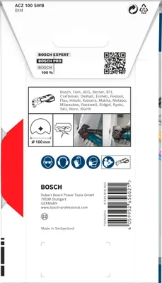 Image de Lame PRO ACZ 100 SWB pour outils multifonctions, 100 mm