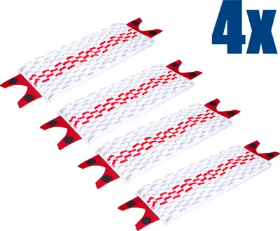 Produktbild von 4x Ersatz Wischbezug geeignet für Vileda Ultramat 2in1