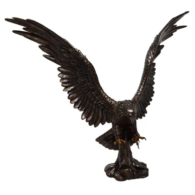 Produktbild von Dekofigur bronziert - Adler Wings of Glory - Bronzefigur Figur Deko In-/Outdoor
