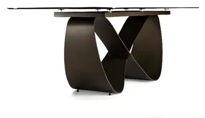 Image de Table Bois Tables Design Moderne Salle à manger Métal Table de Luxe