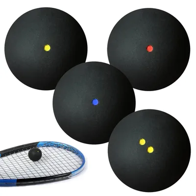 Productafbeelding van Set van 4 Hoge Bounce Squashballen voor Training
